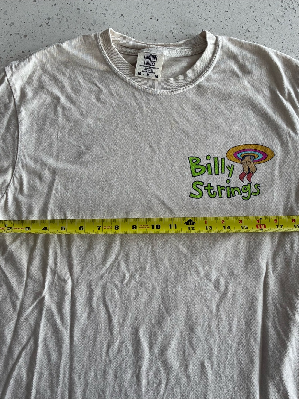 A2 - BILLY STRINGS GUITARIST FALL 2024 TOUR SQUISHY EYES T SHIRT - Picture 3 of 4